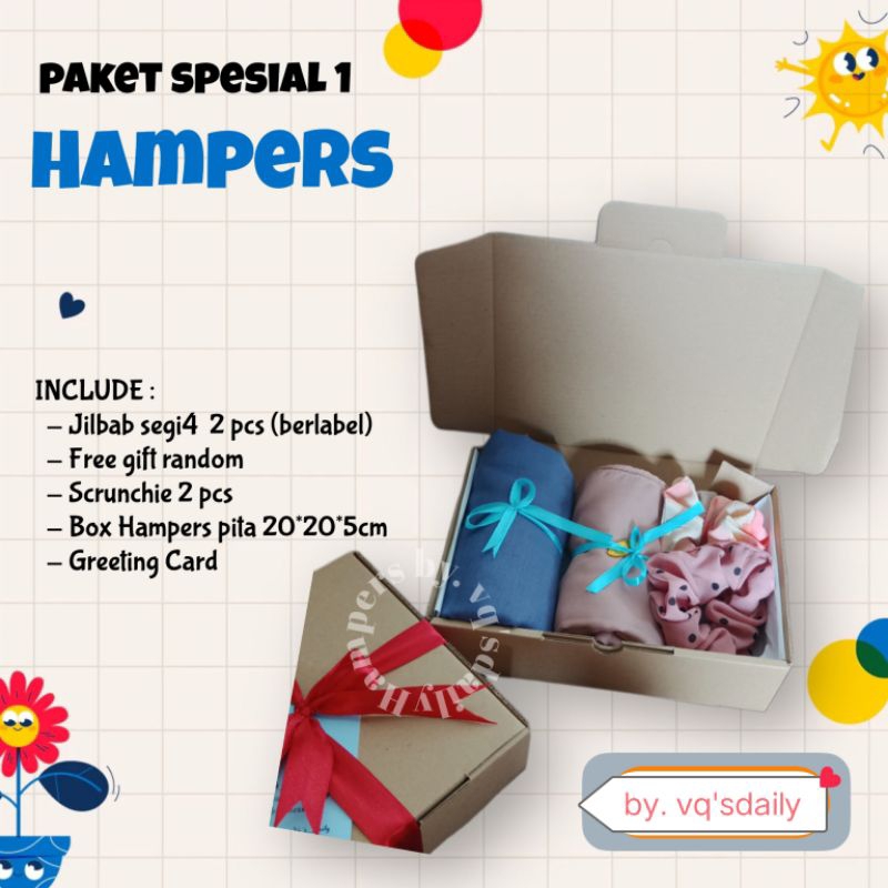 

Hampers Hijab / Kado ulang tahun, wisuda