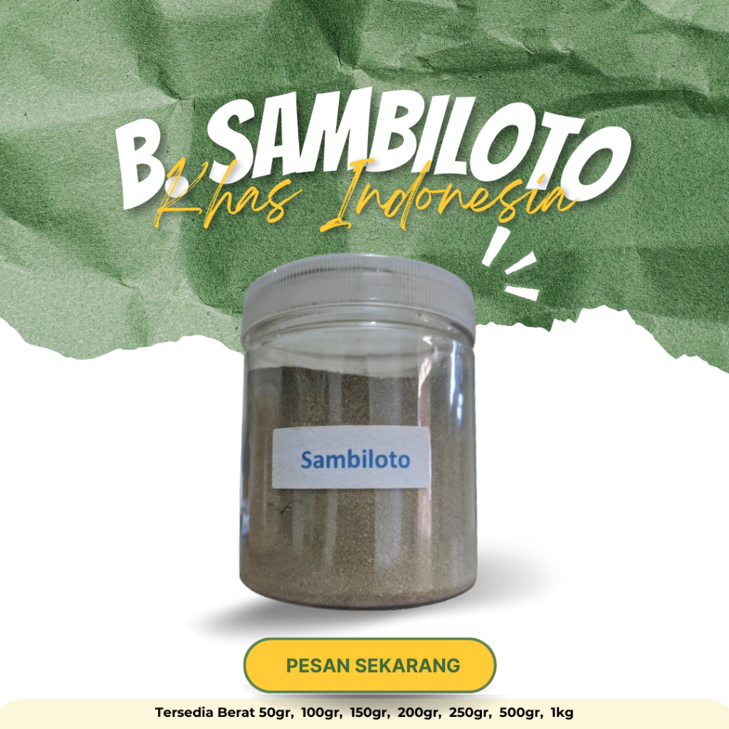 

SERBUK BUBUK HERBAL ALAMI SAMBILOTO