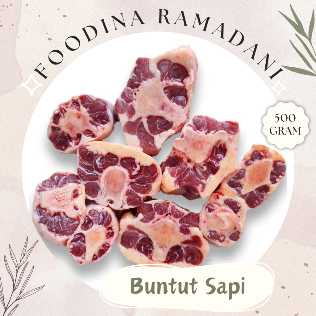 

BUNTUT SAPI Daging - Beef Fresh [ Berat 500gr ] Harga Per 0,5 Kg