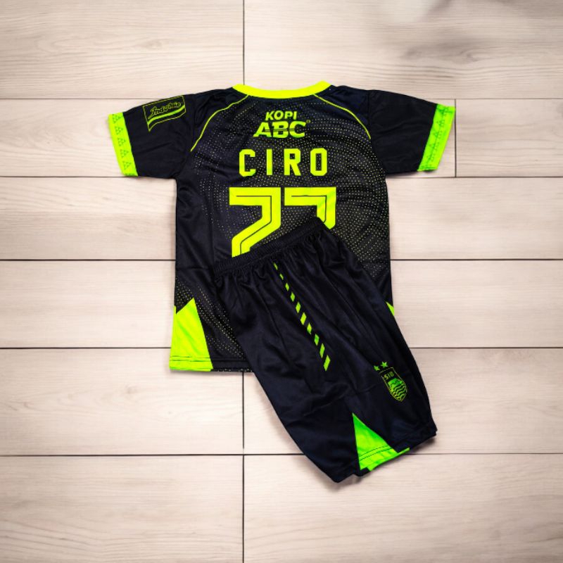 Jersey  anak anak maung bandung setelan 2024 /2025 jersey ciro juara liga setelan anak Persib maung 