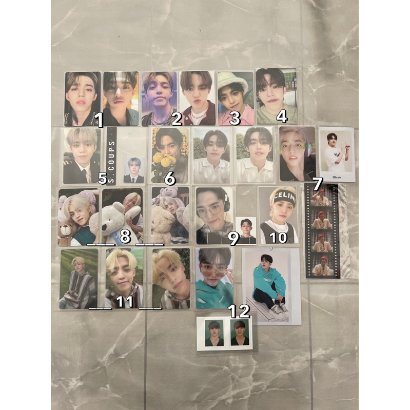 READY STOCK PHOTOCARD SEVENTEN SCOUPS OFFICIAL CARATLAND SG PILOT