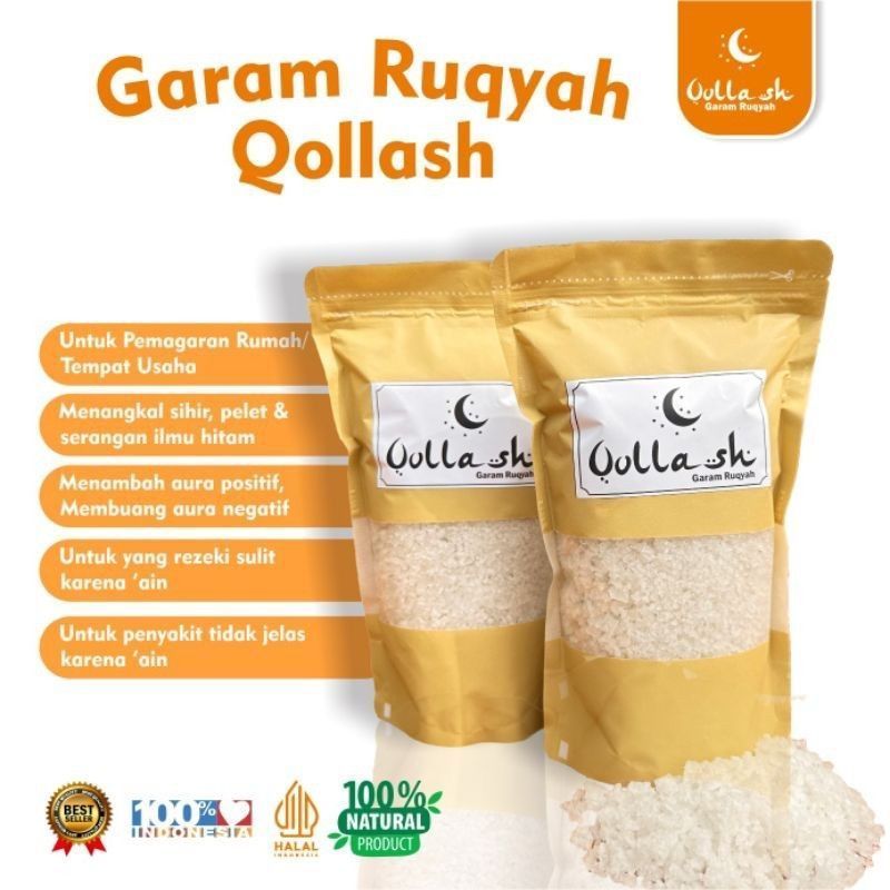 

Garam Ruqyah Asma Qollash Original 100% Untuk Metode Pembuka Aura Rezeki, Karir, Jodoh, Usaha