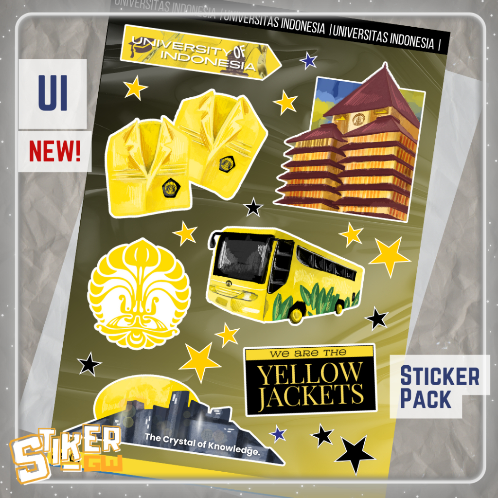 

[NEW] Sticker Pack UI - STIKER MAKARA UNIVERSITAS INDONESIA KAMPUS STICKER LAPTOP IPAD BUKU CERMIN MOBIL MOTOR CASING KESING CASE HANDPHONE HP SETIKER STICKER LUCU AKSESORIS CUSTOM PTN KULIAH BAGUS AWET