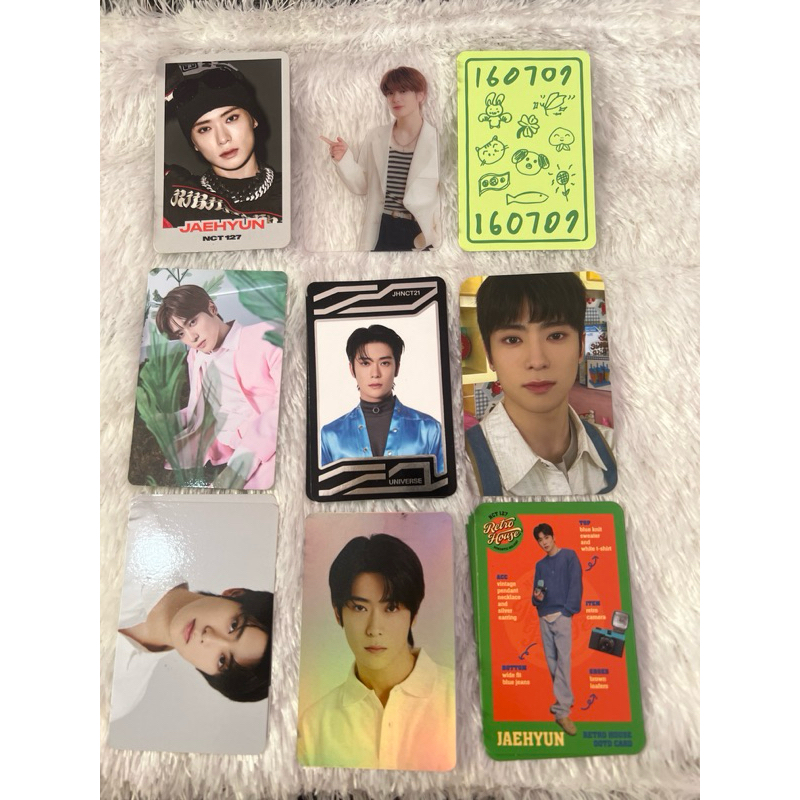 official pc photocard jaehyun nct 127 tc 2 baddies clear sg23 6th anniversary natrep uc universe bak