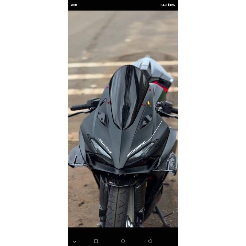 wingside winglet samping model BMW1000 PNP CBR K64N CBR250RR 2023 CARBON KEVLAR