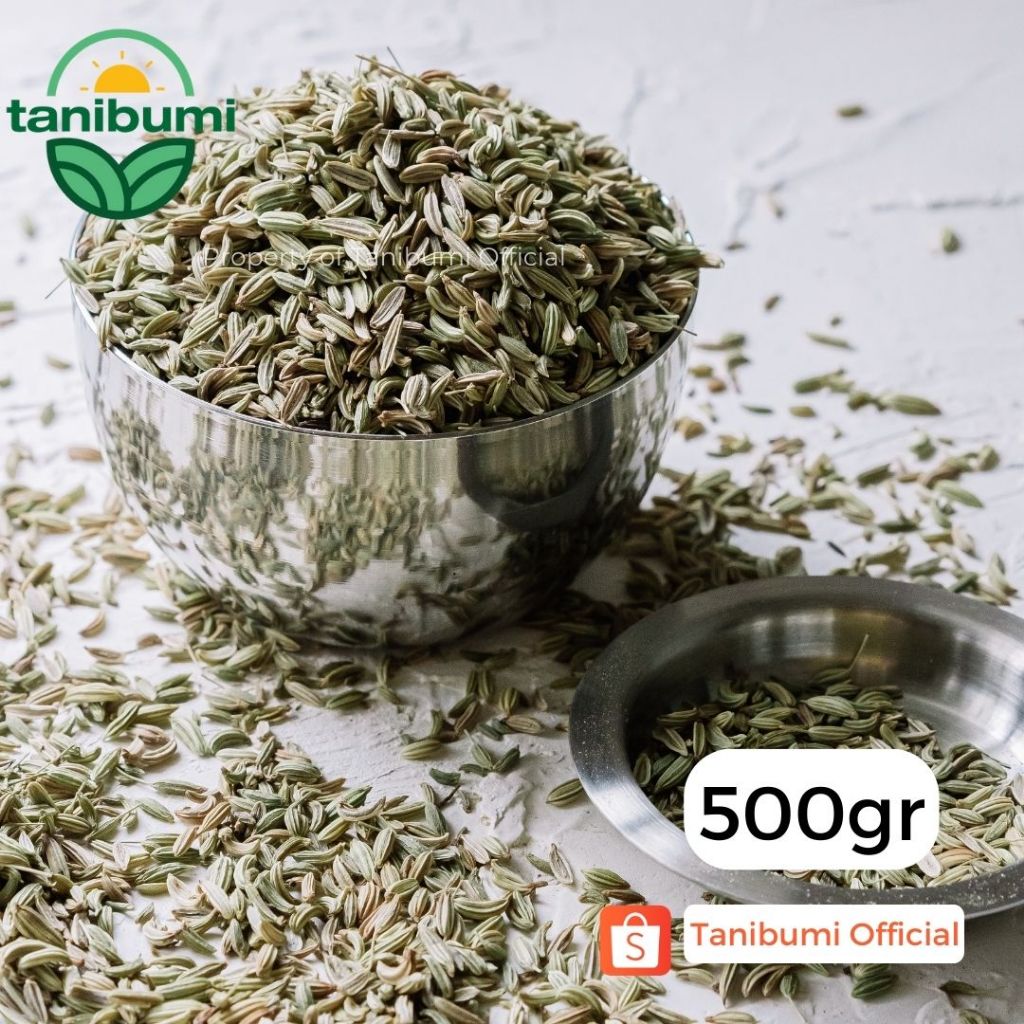 

500g | Termurah Adas Manis Premium | Fennel Seed | Impor