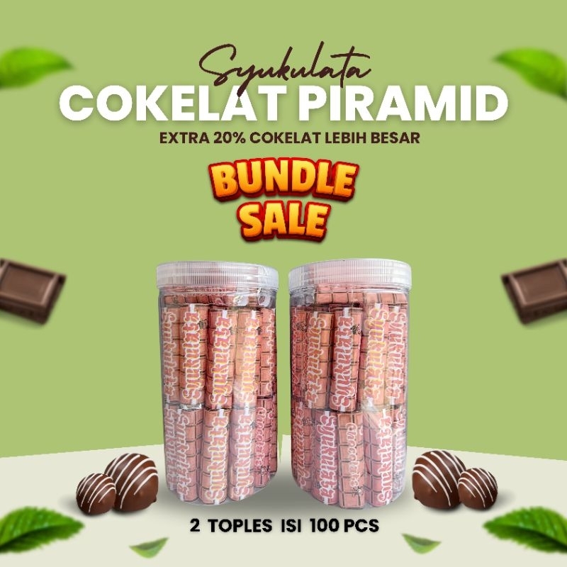

COKELAT PIRAMID 2 TOPLES ISI 100 PCS MERK SYUKULATA