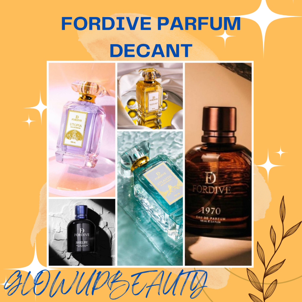 Decant Fordive Eau De Parfum Shelby Utopia 1970 Feeling Good Atlantis Love Yourself Majestic