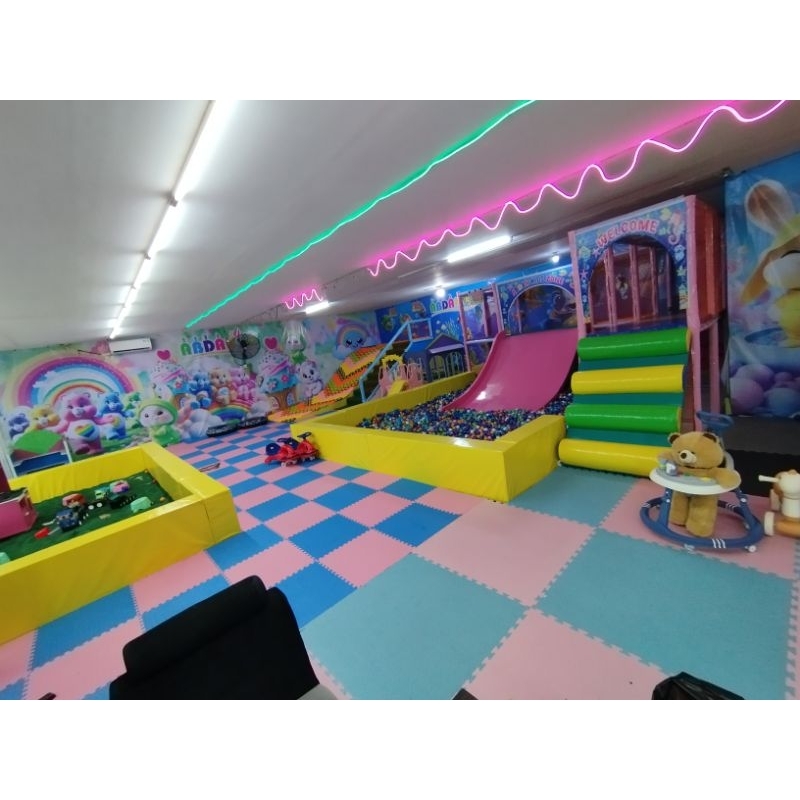 PLAYGROUND INDOOR FULLSET HARGA 175juta bisa request warna
