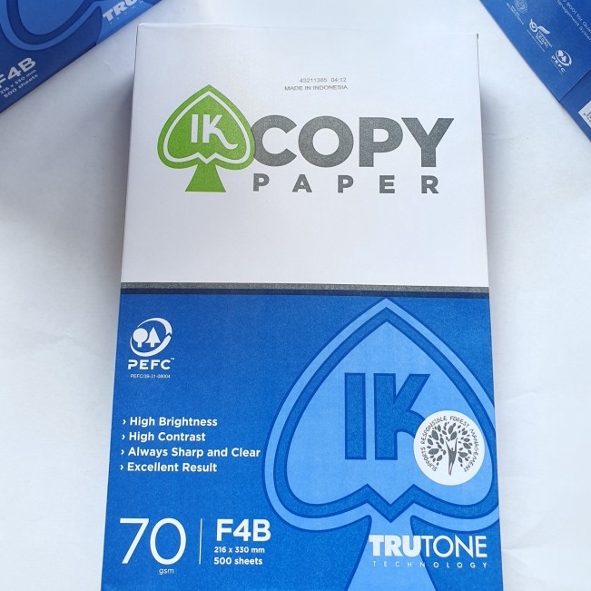 

Kertas HVS F4 7 gsm A4 7 gsm Foto Copy IK HVS Paper TERMURAH I6Q9W6379
