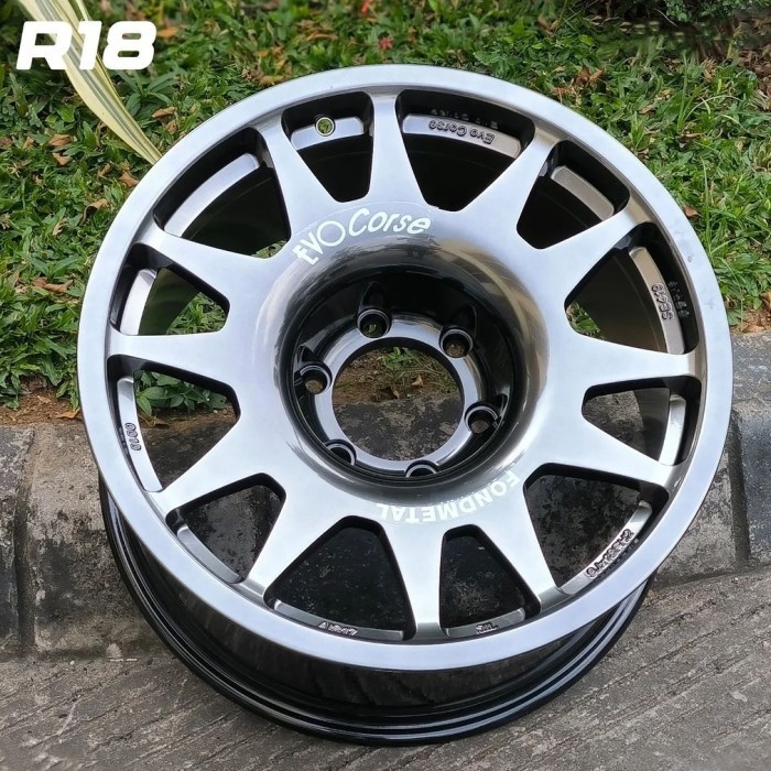 velg mobil 18 EVO CORSE R18 velg mobil Pajero Fortuner Strada hilux