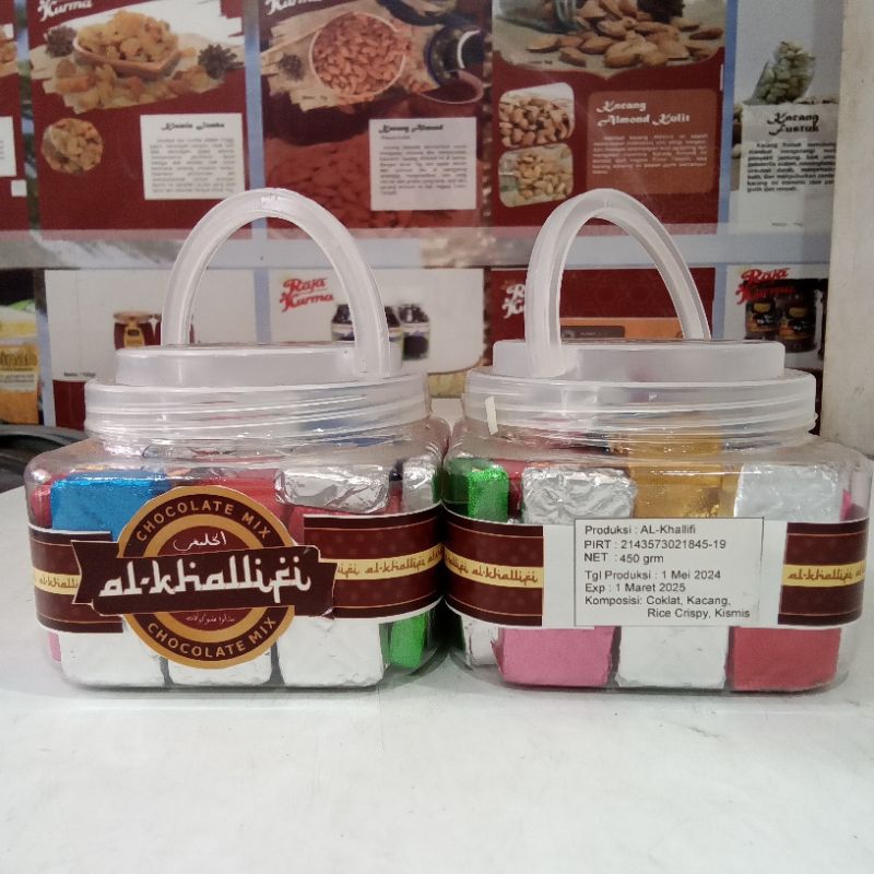 

Coklat mix al khalifi 450gr coklat home made coklat kacang kismis