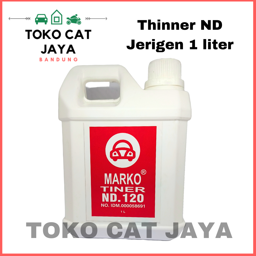 THINNER ND 120 MARKO / Pengencer Cat / Tiner 1 liter 400ml 200 ml 100ml