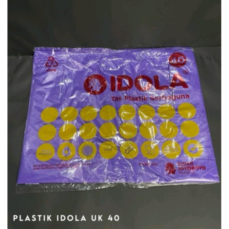 Plastik Kresek IDOLA HD Besar uk 40 - 1 pak 20 lbr