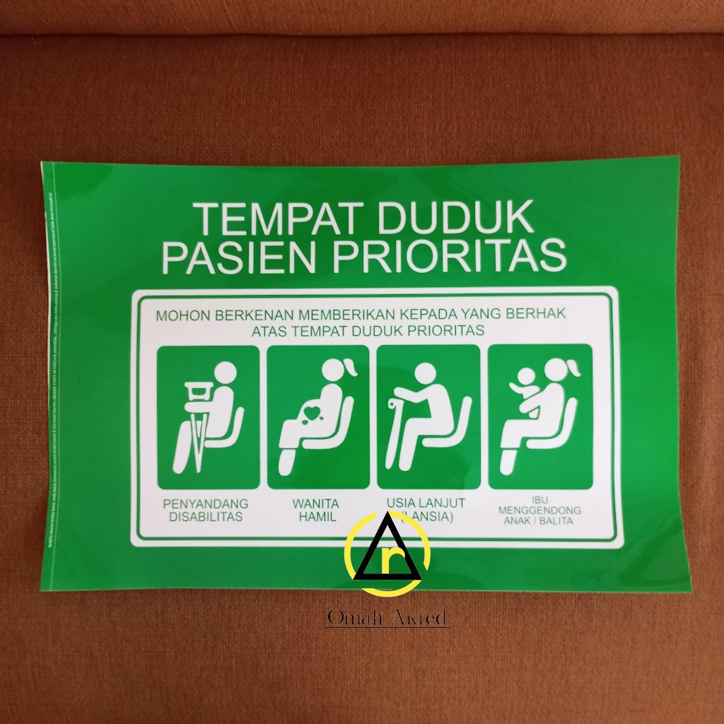

Stiker Tempat Duduk Prioritas - Stiker Prioritas Duduk