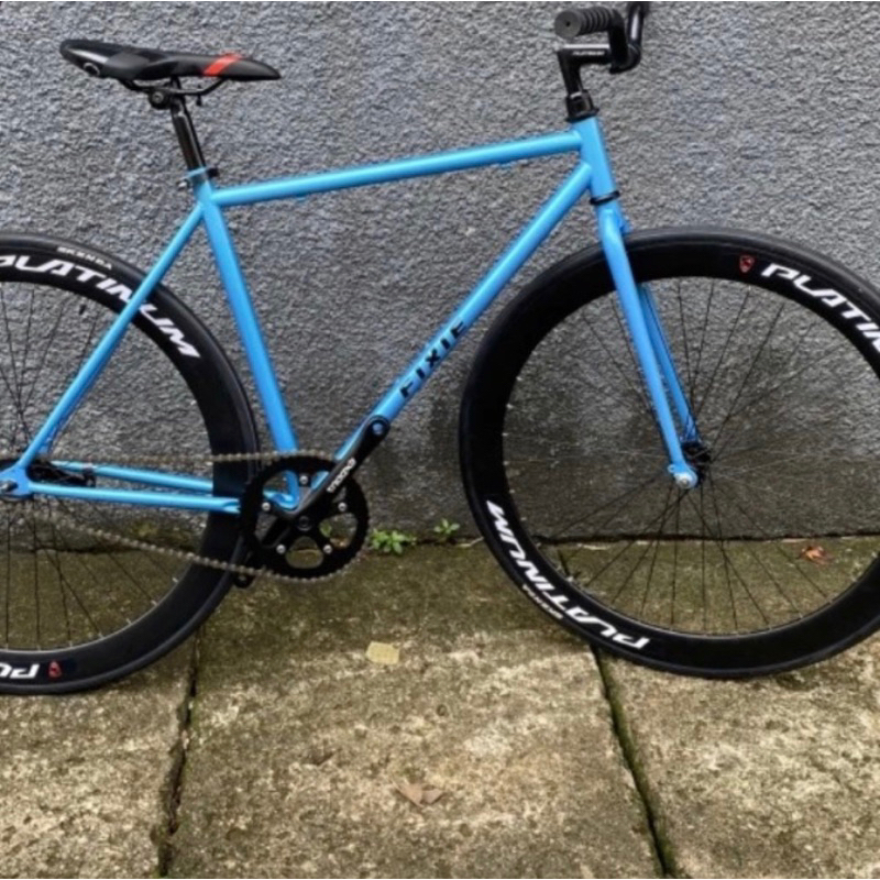 sepeda fixie fullbike siap gowes buged pelajar murah meriah termurah fullbike fixie hub doltrab