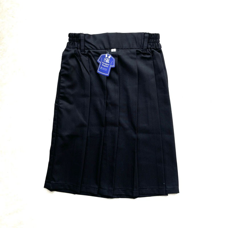 Bawahan Seragam Sekolah Rok Pendek Rempel Hitam SD