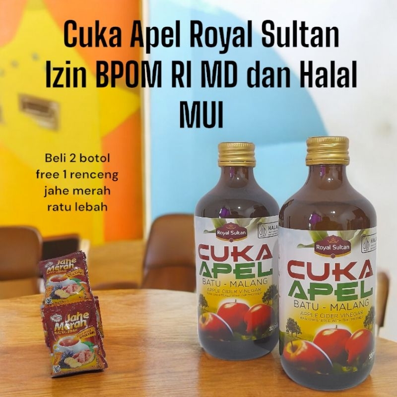 

Beli 2 Botol Cuka Apel Royal sultan Gratis 1 Renceng Jahe Merah Ratu Lebah 10 sachet