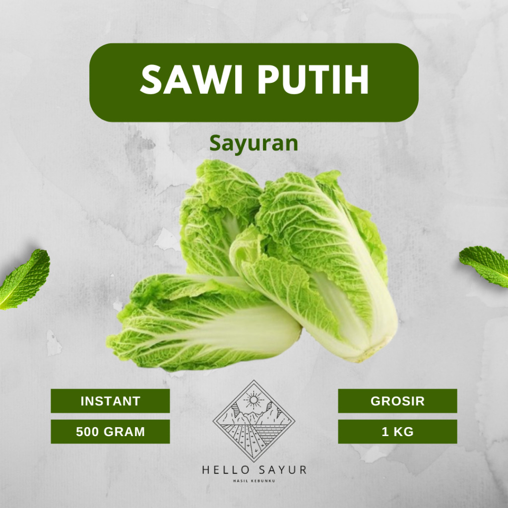 

Hello Sayur - Sawi Putih / Sawi Segar