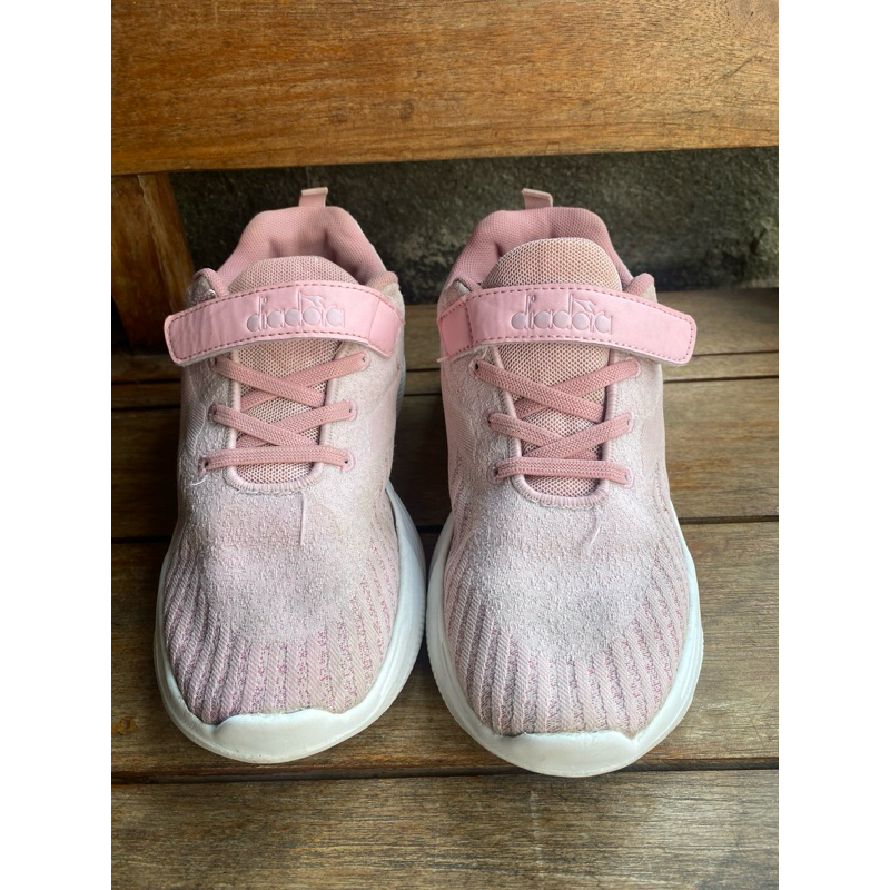 diadora kids 35-sepatu anak -sepatu pink -sepatu second