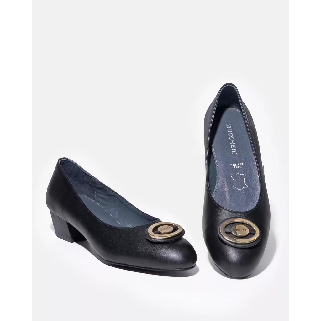 BUCCHERI Sepatu Kulit Wanita Heels Amadea - 4192