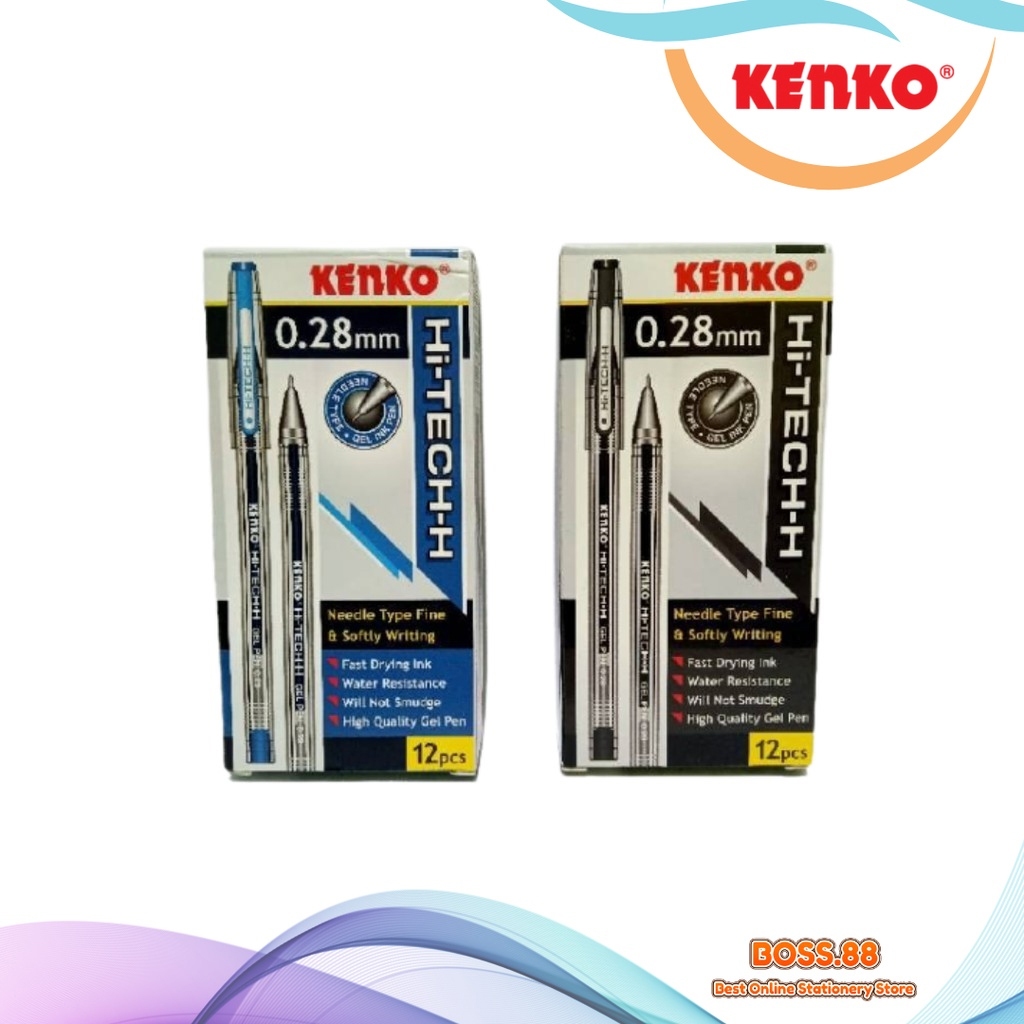 

GEL PEN / PULPEN GEL KENKO HI TECH 0.28 (12 PCS)