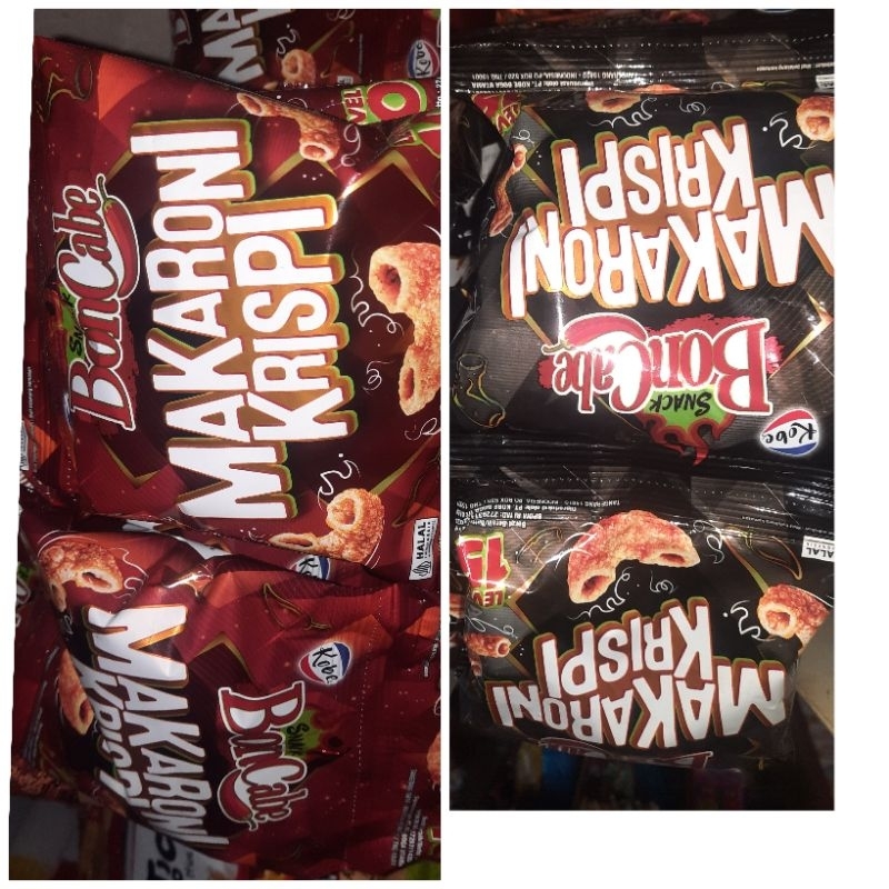 

Makaroni Krispi | Boncape | leve 10 dan 15 (1 renceng isi 10 pcs )