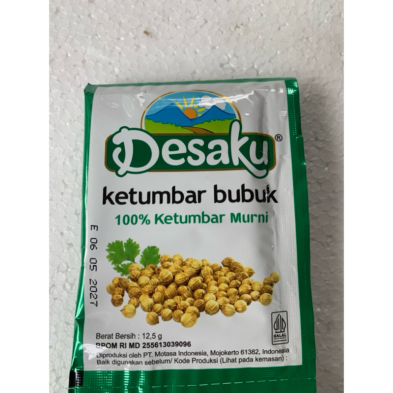 

Ketumbar desaku 100% 12 pcs @12,5g