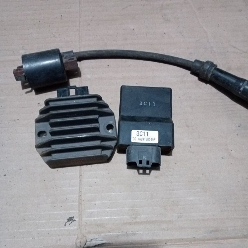 ECU CDI +kiprok kuil YAMAHA Vixion lama old 3C11 original cabutan