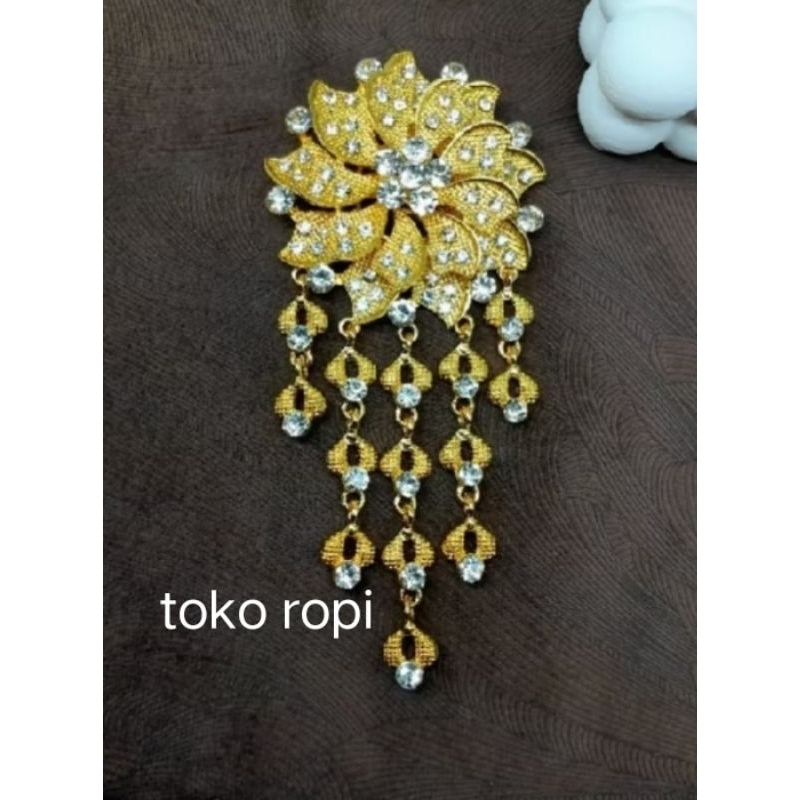 Bros susun ukuran besar /Bros jumbo/Bros besar/Bros motif bunga/Bros kebaya/Bros wanita/Bros cewek/B