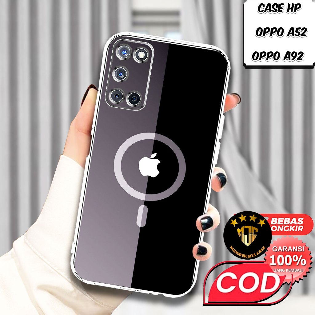 Case OPPO A52 / OPPO A92 - Casing OPPO A52 Motif (MAGSAFE) - Softcase Premium Fourside - Bening Tran