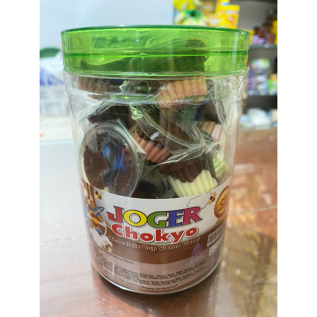 

Chokyo Coklat Cup Warna Warni 1 Toples isi 30 Pcs