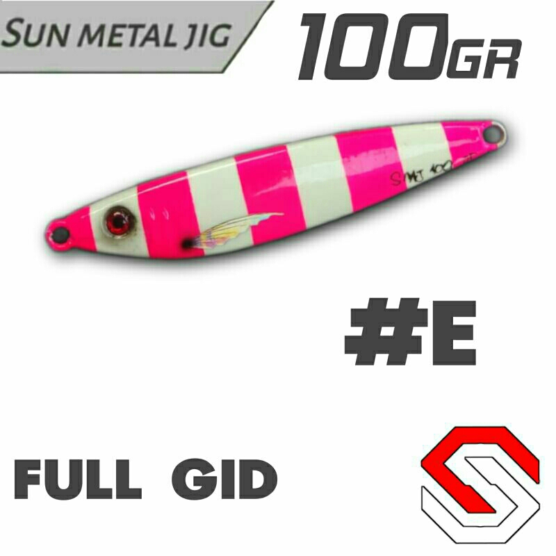 metal jig 100 gram, umpan pancing laut, lure jig,