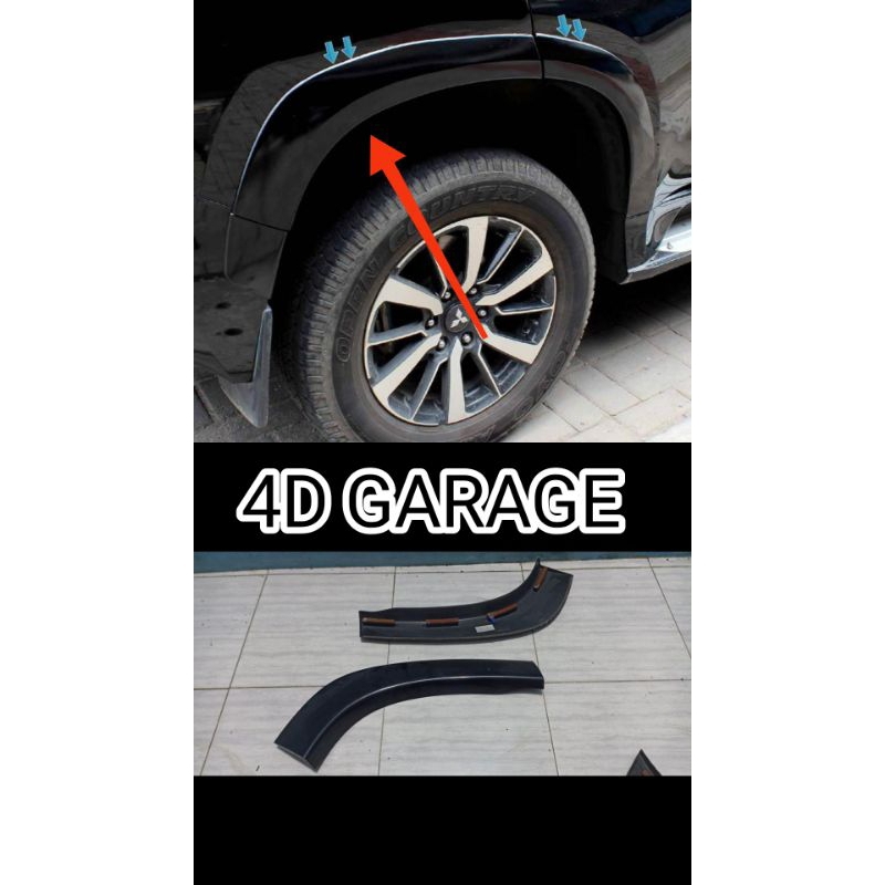 Over Fender Body Belakang All New Pajero Sport 2016