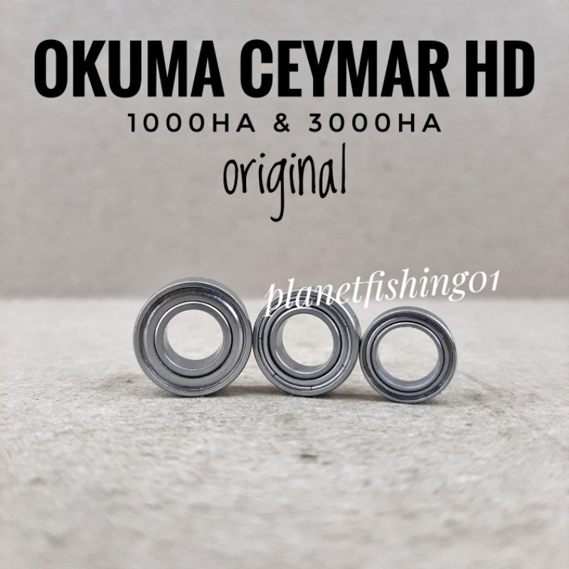 bearing okuma ceymar hd 1000 & 3000 / sparepart klaher okuma ceymar hd 1000 & 3000 / part reel okuma