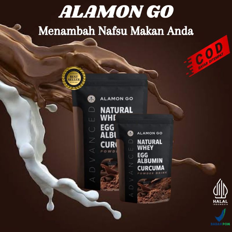 

[PROMO HOT]ALAMON GO GAIN | MINUMAN PENAMBAH BERAT BADAN | MENAMBAHNAFSU MAKANA