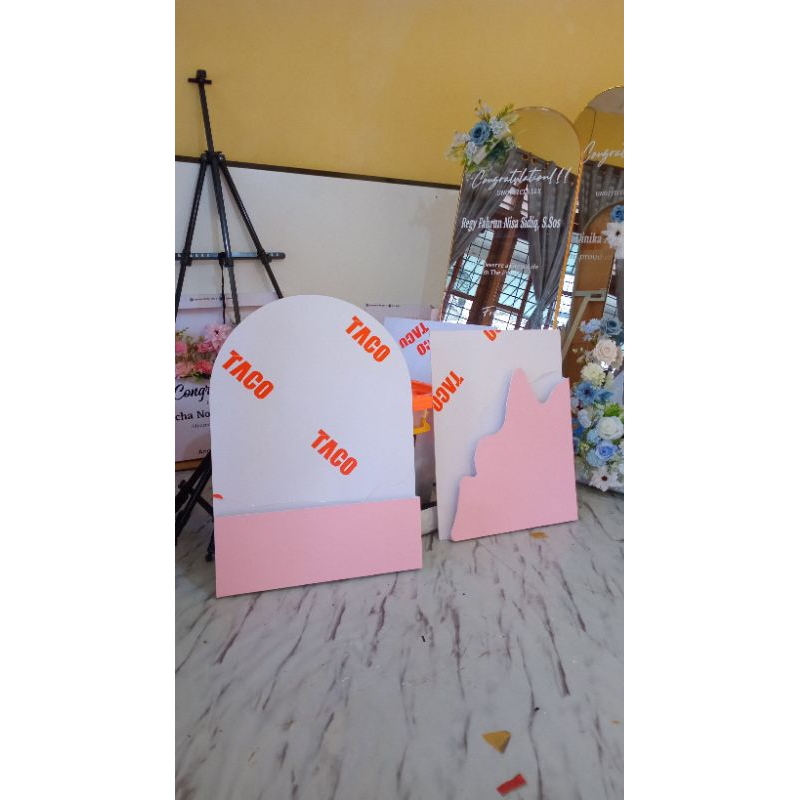 

Flowerbox kubah pink 50x70