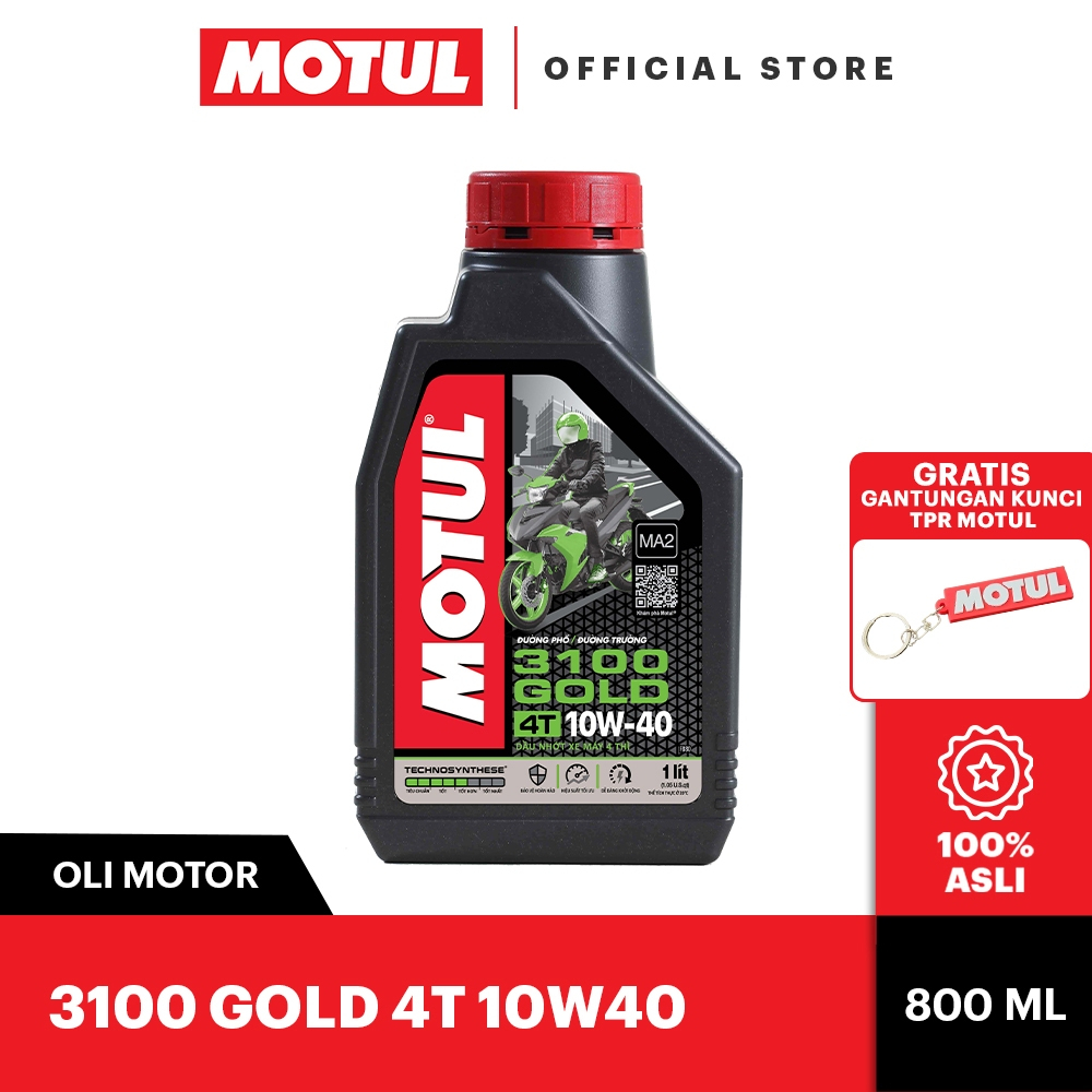 Oli Motor Motul 3100 GOLD 4T 10W40 0.8L