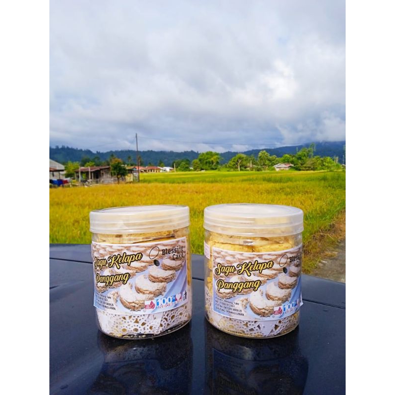 

sagu kelapa panggang
