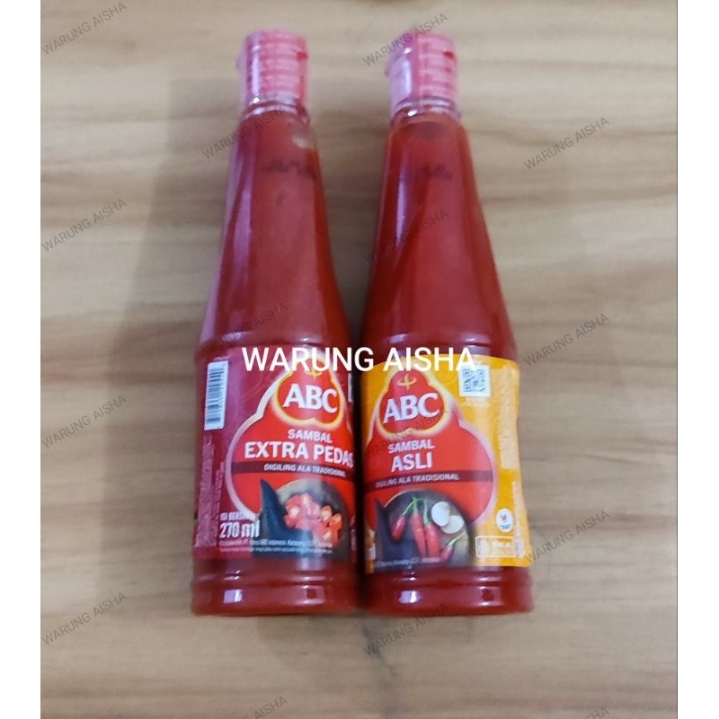 

Saos Sambal Botol ABC Aneka Varian 270 ml