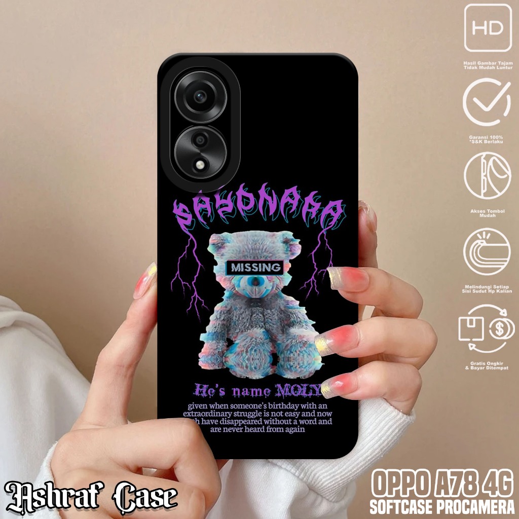 Case OPPO A78 4G - Casing Hp OPPO A78 4G Motif BNKA - Softcase Hp OPPO A78 4G - Silikon Hp OPPO A78 