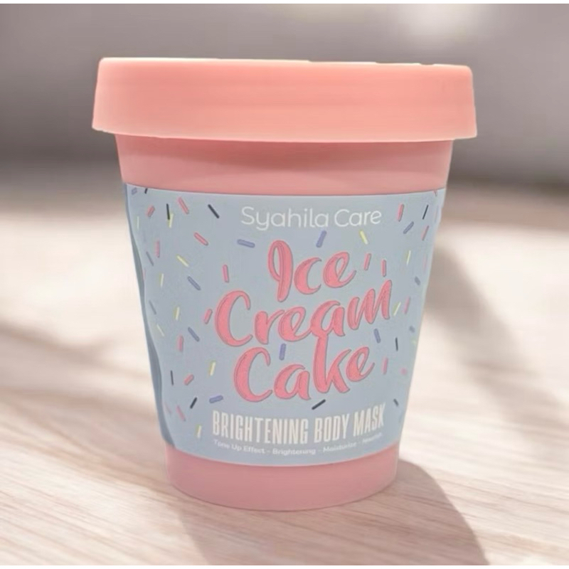 SYAHILA ICE CREAM CAKE BRIGHTENING BODY MASK