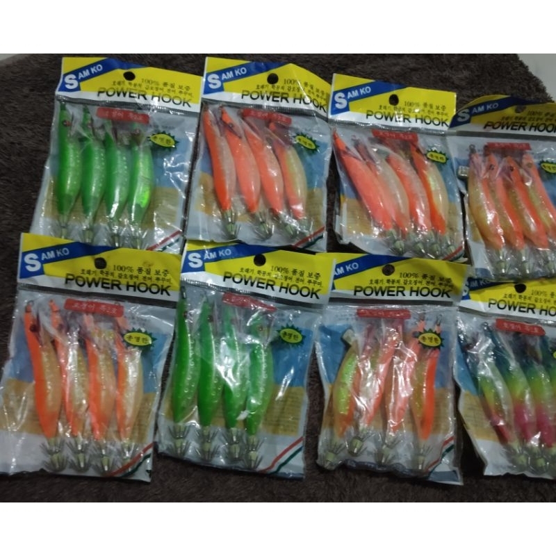 UMPAN CUMI SAMKO POWER HOOK 2.0 UMPAN CUMI UDANG UDANGAN BERAT TIMAH 2.0