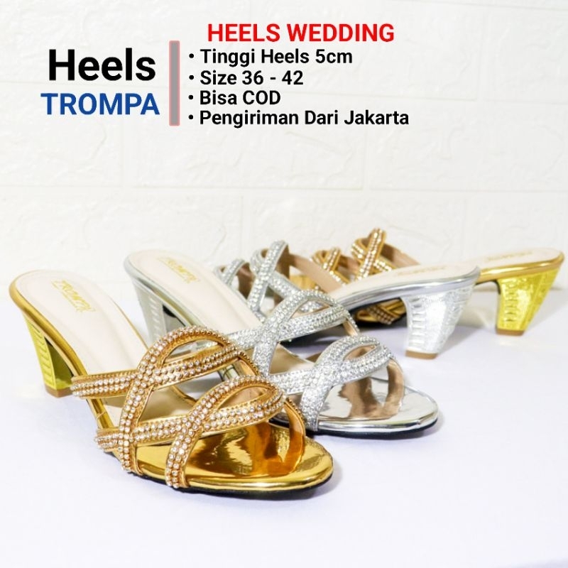 HeelsTrompa Heels 5cm Untuk Pesta Atau Wedding