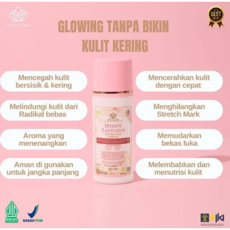 Malcha skin HB DOSTING pemutih badan viral