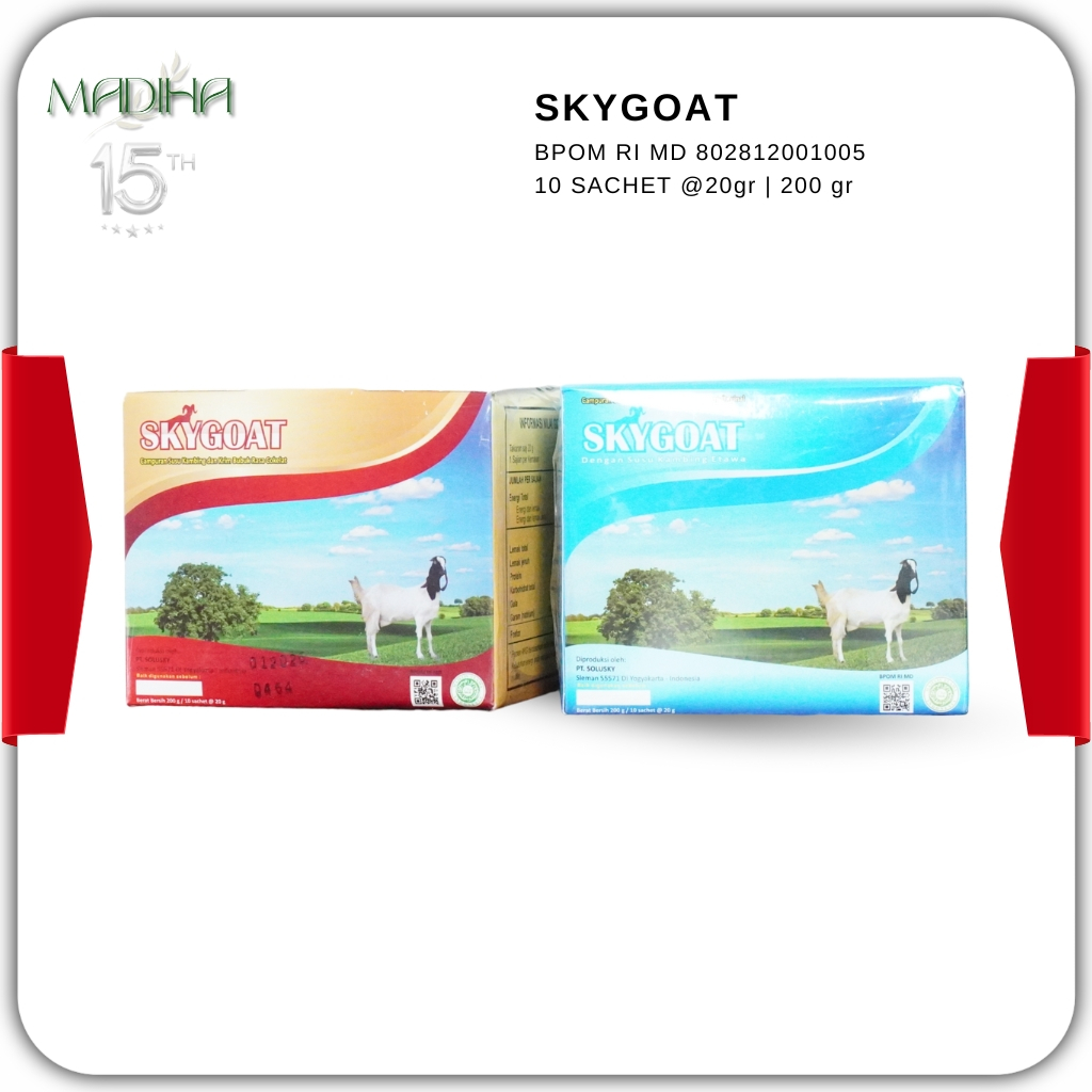 

Skygoat Susu Kambing Etawa 1 Box Isi 10 Sachet Original BPOM