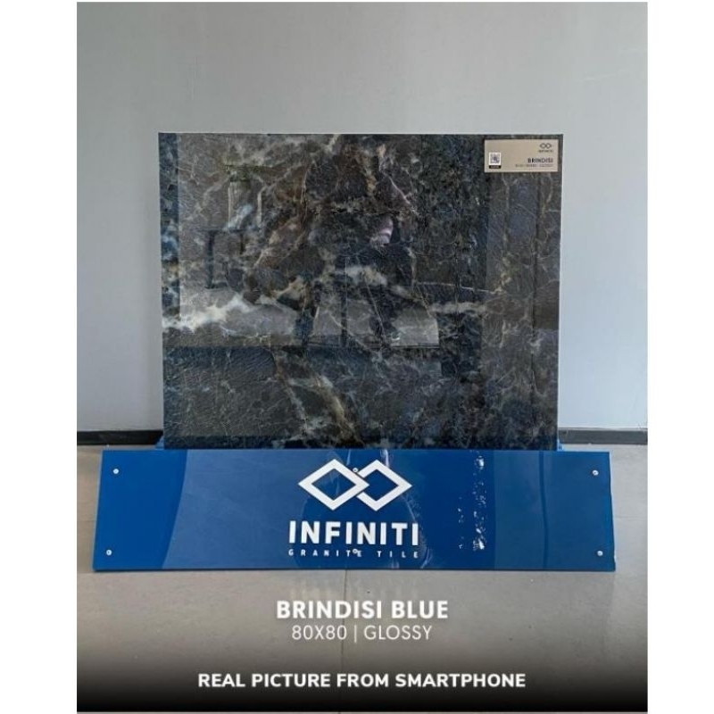 Granit Infiniti Brindisi Blue 80x80 Glosy