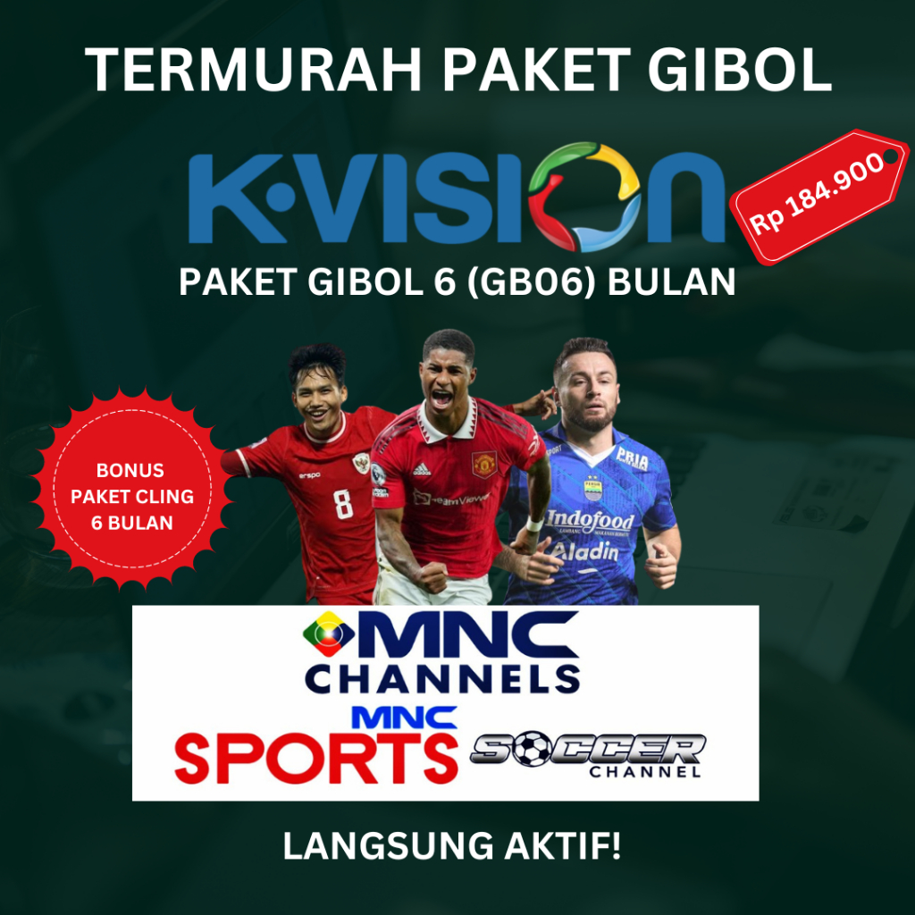 REICIVER K VISION PAKET GIBOL K VISION 6 BULAN