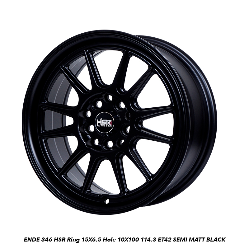 PROMO VELG HSR ENDE RING 15 BLACK FOR SUZUKI ERTIGA