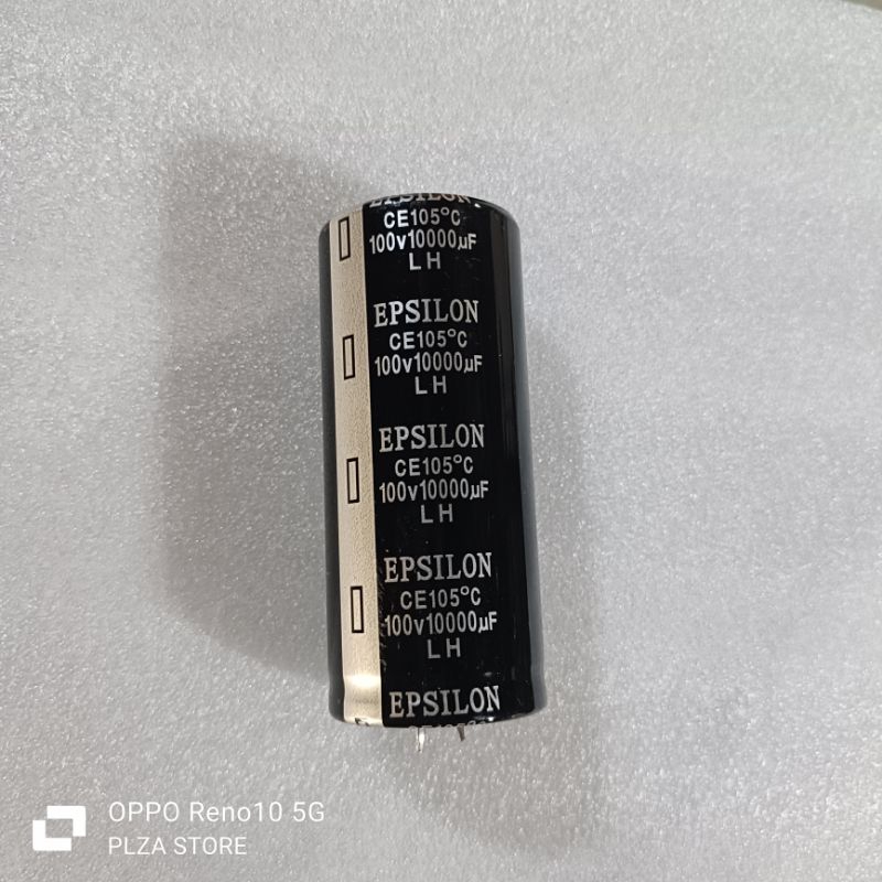 Capasitor elco Epsilon 100v 10000uf original asli elko 10000uf 100volt